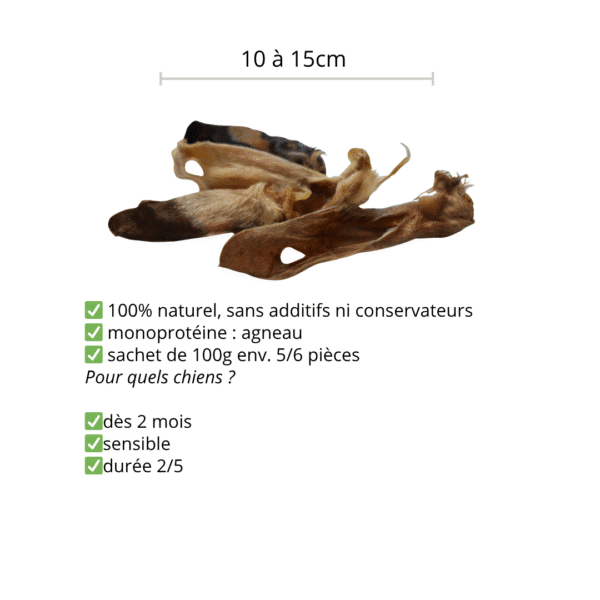 Oreilles d'agneau avec poils – Image 2